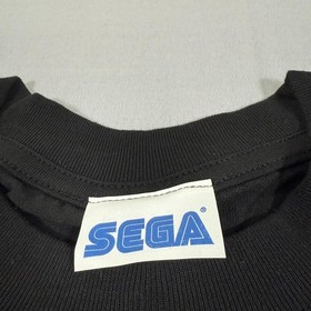 Vintage Sega Shirt Men Large Black Dreamcast Electronics Boutique Video Game 90s