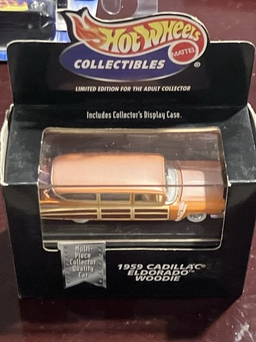 Hot Wheels 1959 Orange Cadillac Eldorado Woodie Dieast 1998 Collectible Car - Picture 2 of 3