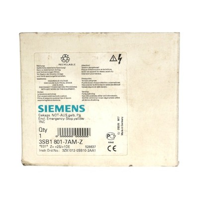 SIEMENS 3SB1801-7AM-Z DRUCKTASTER FS