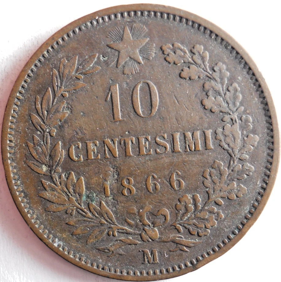 アンティーク 10センテシミ1866年 1866 Year Italian Coins (1861-Now) for sale | eBay