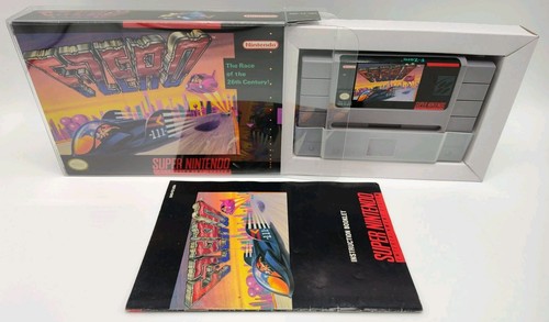 F-Zero - (SNES, 1991) *VGC w/ Manual* Cleaned & Tested* READ! FREE SHIPPING!!! - Picture 1 of 24