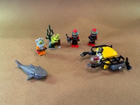 LEGO CITY Lot of 2: Deep Sea Submarine (60092) + Deep Sea Starter Set (60091)