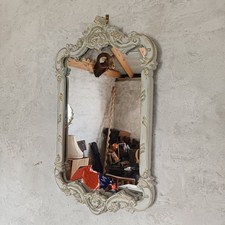 French baroque style medium sized wall mirror / 52cm high x 31cm wide