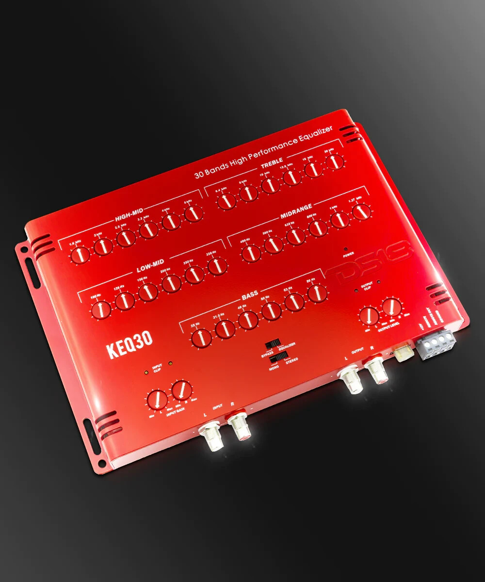 DS18 KEQ30 30 Band Car Stereo Amplifier Equalizer EQ Clipping