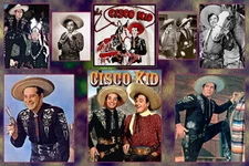 4"x6" MAGNET COLLAGE PRINT-"CISCO KID" TV Western Heroes, DUNCAN RENALDO - Cast