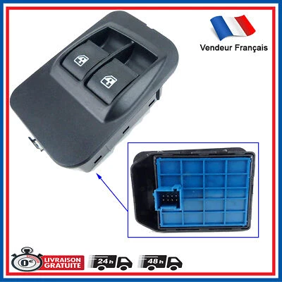 Interrupteur de léve vitre GAUCHE Bipper Nemo Fiorino = 735461275 - 6490.G8 - Photo 1/4