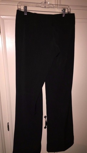 TRACY EVANS NICE BLACK PANT SUIT SIZE 8 X 33 - Picture 2 of 3