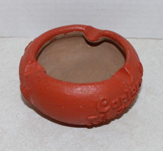 Vintage HOTEL CLUB CANTARELL -Cozumel - Art Pottery Souvenir Ashtray
