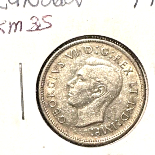 Canada 1940 twenty five cents KM 35 XF