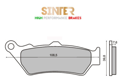 Beläge Sinter Hinten Victory Ness Signature Serie 2007 RMS
