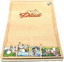 Diddl A5 Papiery blokowe Matematyka Pomarańczowe Komiksowe Podkładki z kreskówek Diddlina Lato