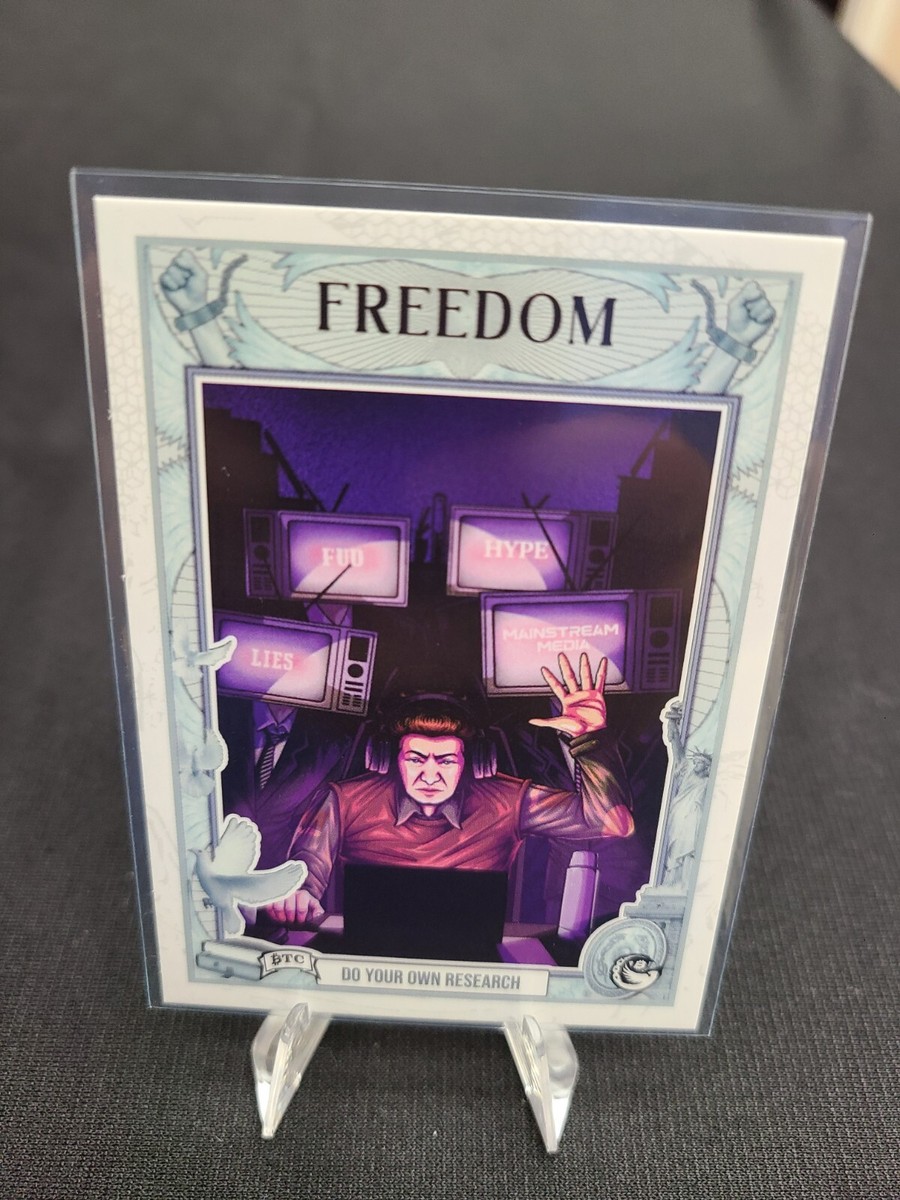 BTC Bitcoin Trading Cards Genesis DO YOUR OWN RESEARCH #13