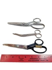 Vintage Wiss Pinking Shears CB-7 Sewing Craft Scissors USA Royal Supreme Japan