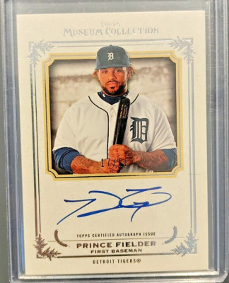 2013 Topps Museum Collection Prince Fielder Archival Autographs  17/20 #AA-PF