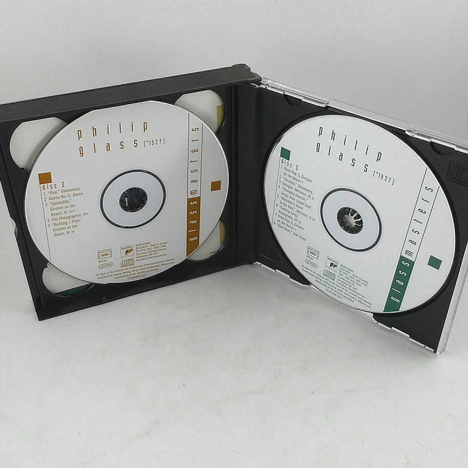 3 CD 1997 – Philip Glass – Glassmasters - Various - Bild 4 von 4