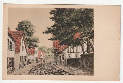 GERMANY - GERMANY - Old Postcard - Various Illustrator Stille Gasse E. ROGGE