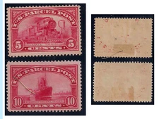 Parcel Post, 1912-13, Q5 & Q6 issues, Mint, OG, F-VF, HR, Bright Color, Fresh