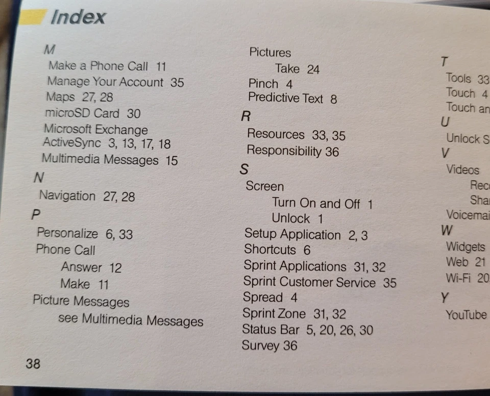 HTC EVO 4G LTE Sprint: CONJUNTO DE DOS manuales incluidos "Comience" e información Imp CÓMO Foto 2 de 3