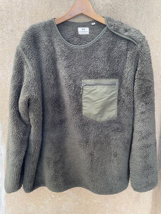 ジャケット・アウター UNIQLO Engineered Garments XL Uniqlo x Engineered Garments Combination Fleece Jacket BLACK