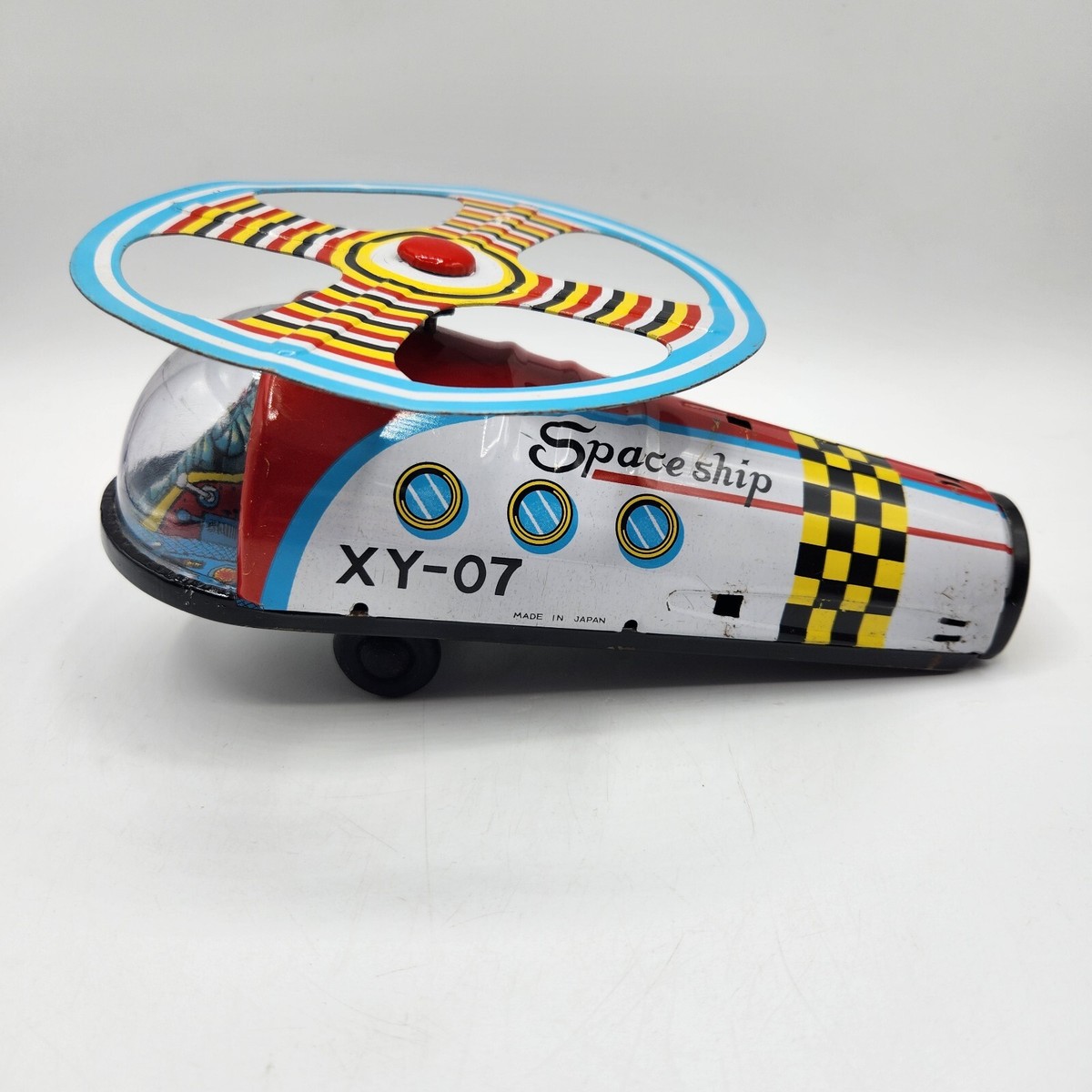 Vintage Tin Toy Space Ship XY-07 L7.9