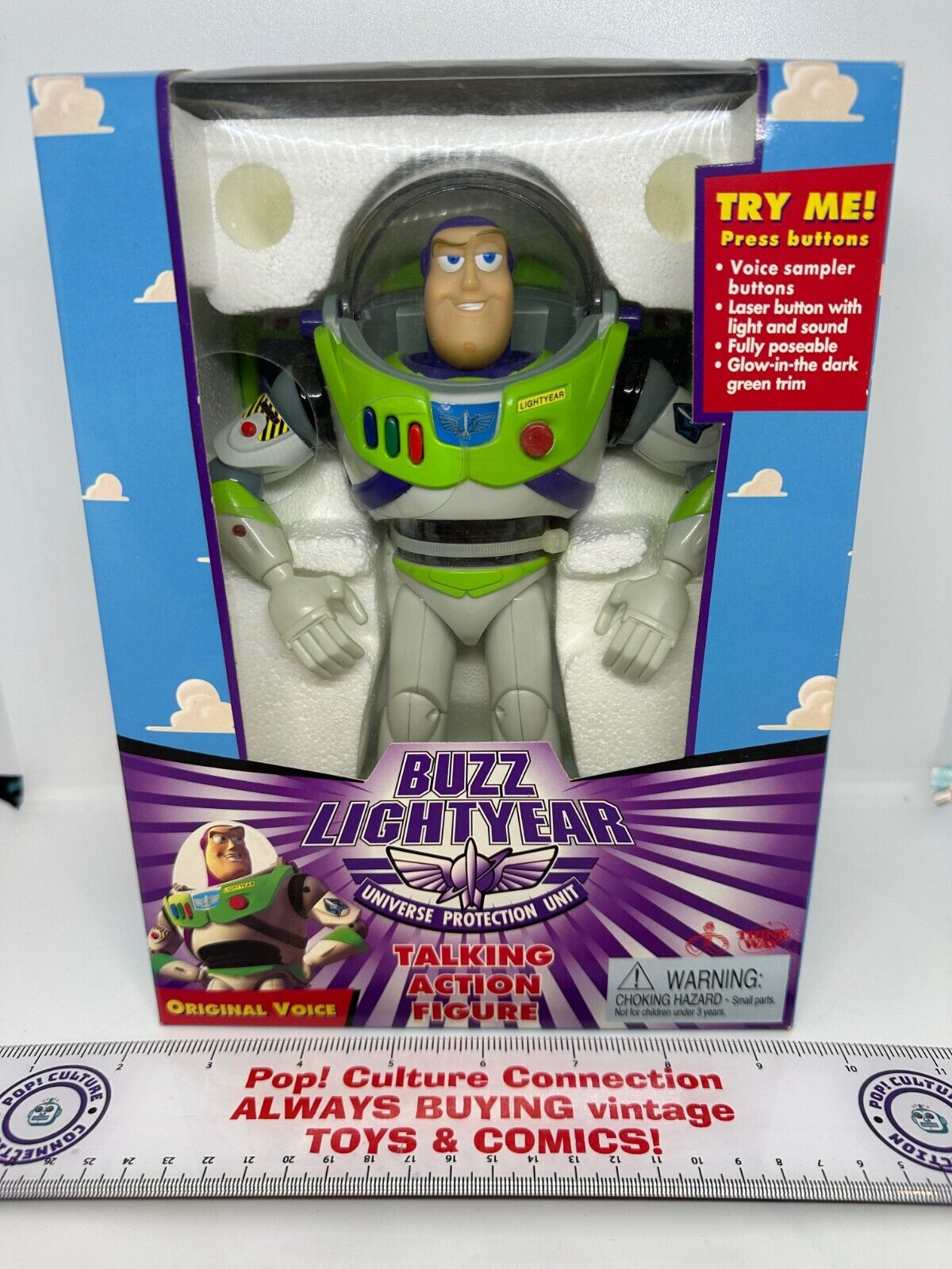 1998 Thinkway Disney Toy Story Buzz Lightyear Universe Protection Unit Inv-1905