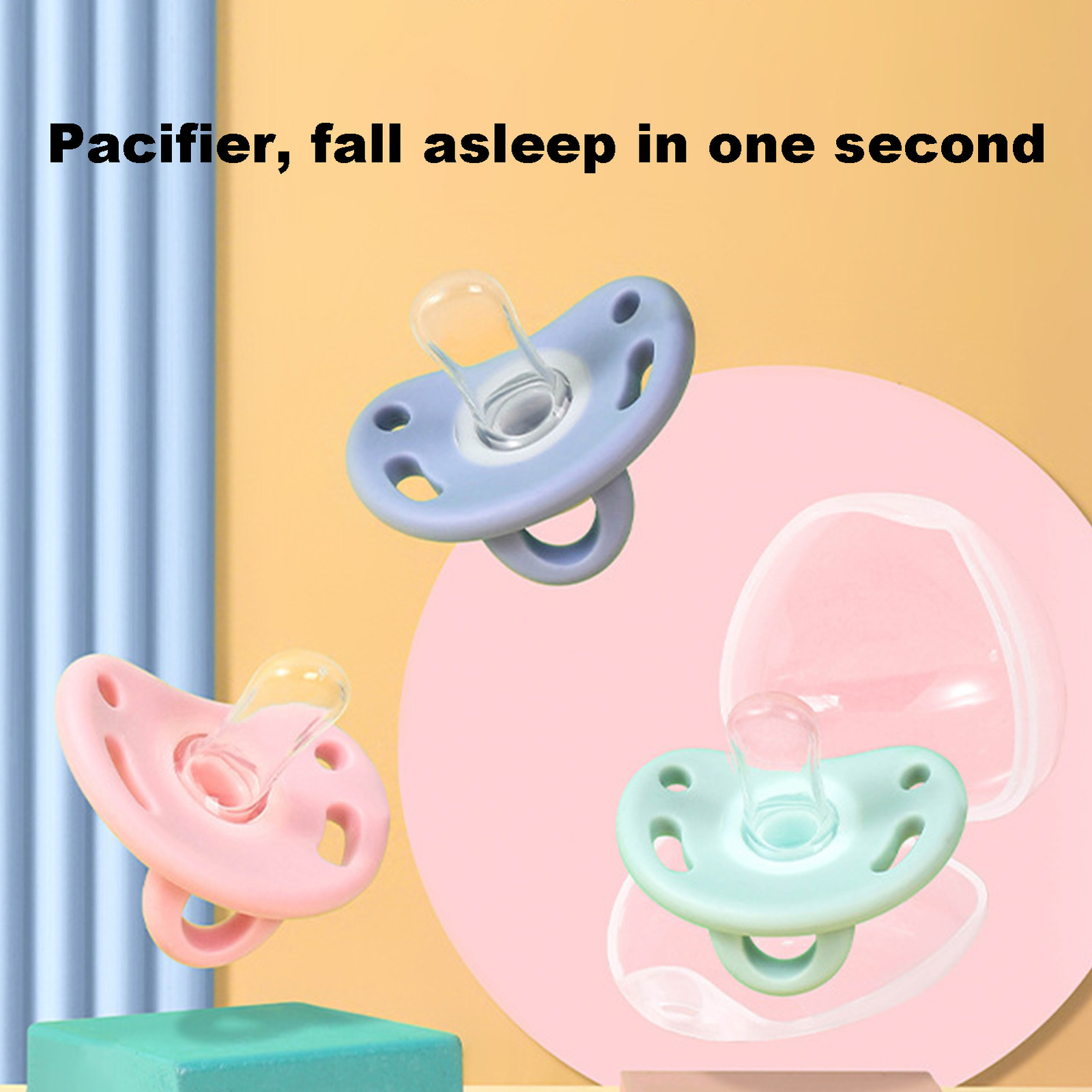 Pacifier for Breastfed Babies Soft Baby Pacifier Toddler Binkies