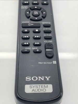 Genuine Sony RM-SC100F Audio Remote Control for MHC-771 MHC-881 MHC-D6 MHC-D7