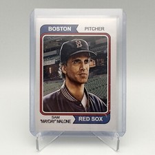 Cuyler Smith Sam Mayday Malone Cheers Trading Card Print 156 Boston Red Sox
