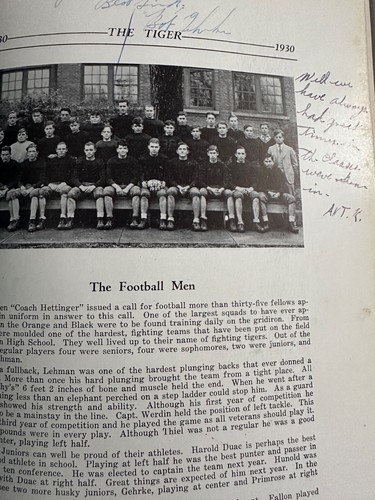 VTG 1930 Ripon High School Yearbook Ripon, Wisconsin Genealogy Use - Picture 9 of 13