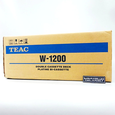 TEAC Double Cassette Deck W-1200 Silver 100V High Quality Sound Japan NEW