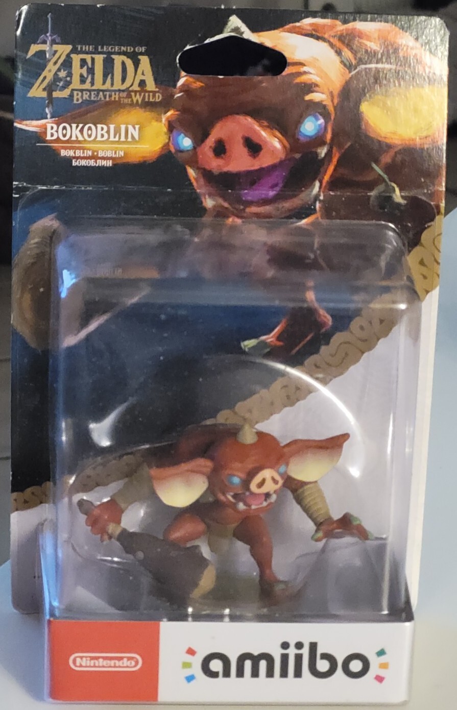 Amiibo Bokoblin Zelda figurine détaillée Nintendo neuve avec puce NFC intégrée