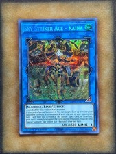 Yugioh Sky Striker Ace - Kaina MP20-EN023 Secret Rare 1st Ed NM Yugioh Sky Striker Ace - Kaina MP20-EN023 Secret Rare 1st Ed NM