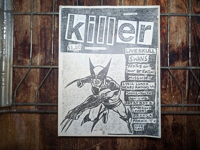 Killer Zine 4 Thurston Moore Sonic Youth Punk Rock Hardcore