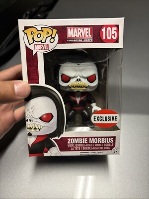 Funko Pop! Marvel Collector Corps  Zombie Morbius #105 bobblehead 