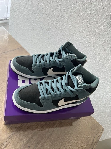 Neue Nike SB Dunk High Pro, Mineral Slate, Neu, Gr. 44