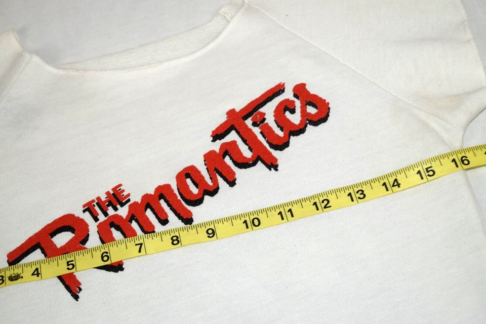 Camiseta Vintage Banda Talla S/M Años 80 The Romantics in Heat Tour 1983 Sudadera Camiseta Foto 4 de 4