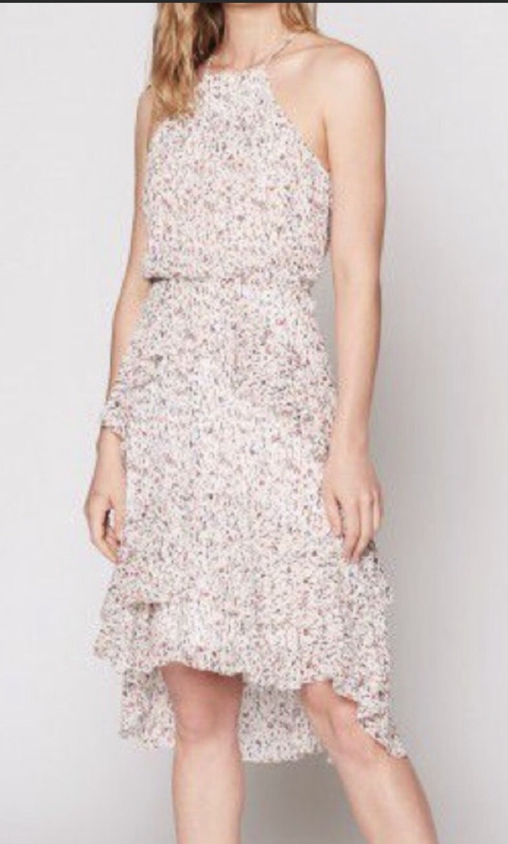 joie halter dress New With Tag Beautiful , RUFFLE SILK DRESS, SZ 10, NEW, $ 348 Crisscross Ties