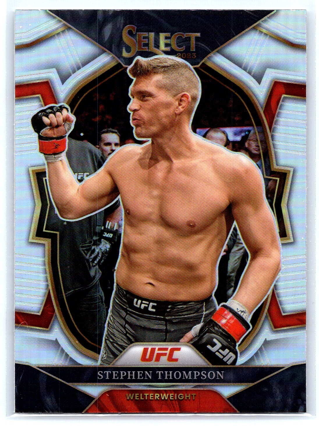 2023 PANINI SELECT UFC CONCOURSE PRIZM PARALLEL #33 STEPHEN THOMPSON