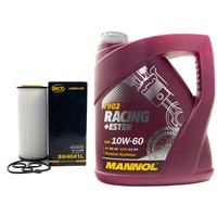 MotoröL Set 10W-60 4 Liter ÖLfilter SH4041L FüR Audi A6 Avant A8 A4 Quattro 3.2