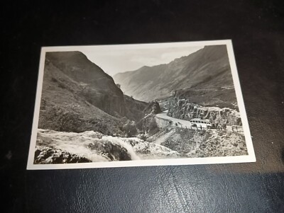 Bus Parked At Waterfall, GLENCOE, Argyllshire RP