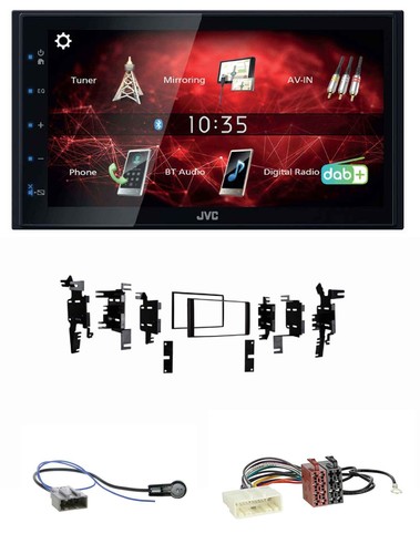 JVC DAB USB Bluetooth 2DIN MP3 Autoradio für Nissan Tiida Versa C11 2007-2011 sc