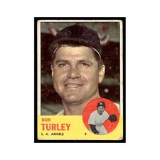 1963 Topps (Damaged) Bob Turley Angels #322