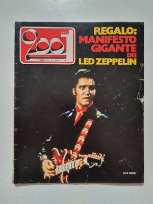 CIAO 2001 Nr. 7-1971 Elvis Presley - The Free - Mc Guinnes Flint - Shanda Lear