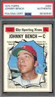 Johnny Bench PSA DNA Vintage Signed 1970 Topps All Star Autograph