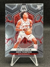 2023-24 Mosaic Basketball Amen Thompson City Edition #281 (RC) Rockets