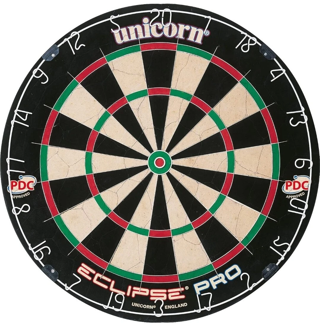 Unicorn Eclipse Pro PDC Bristle Dartboard. Championship Size