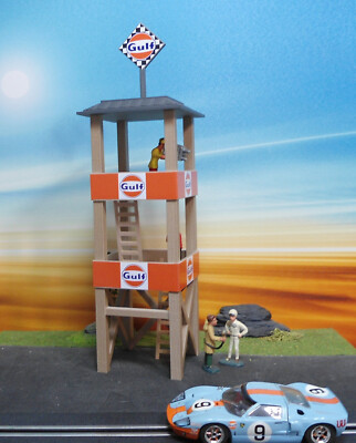 Presseturm Gulf Kameraturm XL Carrera 124 132 1:32 Gebäude Deko Tower Turm Uni