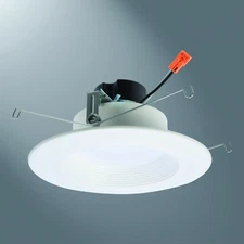 Halo RL560WH9930 LED Integrated 5"/ 6" Recessed Retrofit Baffle Trim Kit