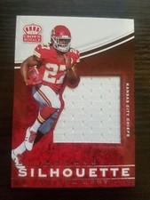 2017 Crown Royale Jumbo Rookie Silhouette Jerseys #17 Kareem Hunt