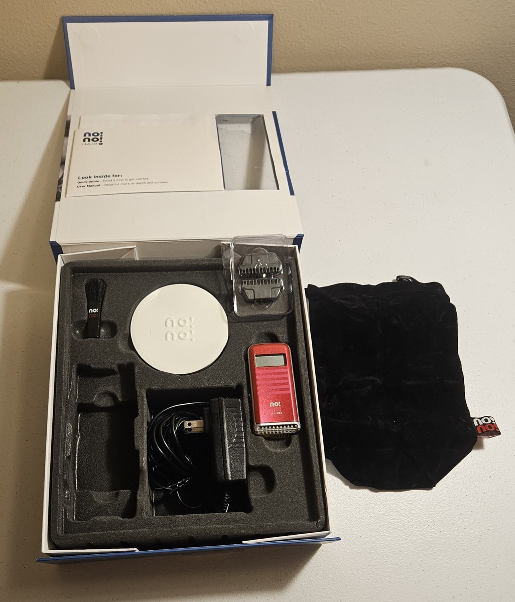 No! No! NoNo Hair Removal System w/Travel Case, Adapter, Tips | eBay
